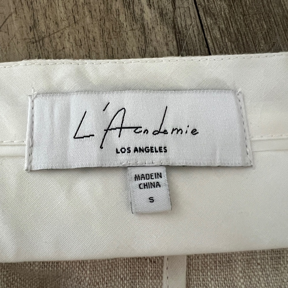 L’Academie from Revolve Orsina Maxi Skirt in Natural Linen Cotton Blend - Picture 9 of 9